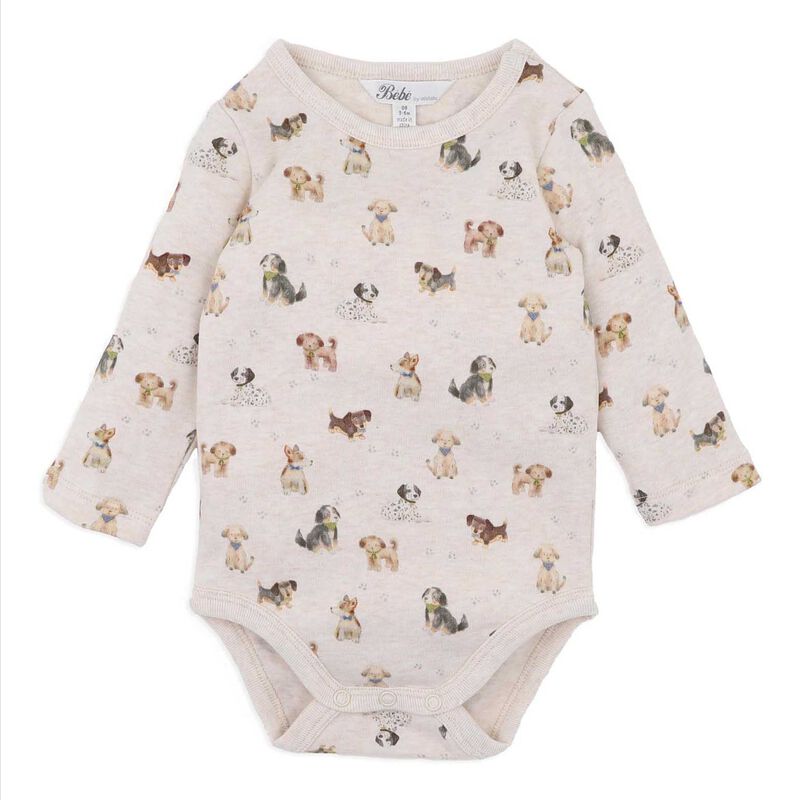 B&eacute;b&eacute; Otto Organic Ls Bodysuit image number 0